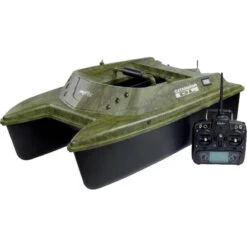 BATEAU AMORCEUR CARPE ANATEC CATAMARAN DL CAMOU OAK + SR07