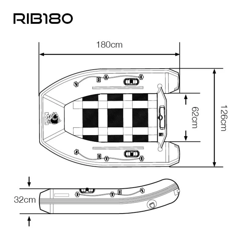 BATEAU PNEUMATIQUE NASH BOAT LIFE INFLATABLE RIB 180 3 BATEAU PNEUMATIQUE NASH BOAT LIFE INFLATABLE RIB 180 – Image 3