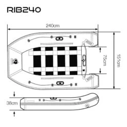 BATEAU PNEUMATIQUE NASH BOAT LIFE INFLATABLE RIB 240 -Promos Silence Peche Boutique bateau pneumatique nash boat life inflatable rib 240 z 2660 266039 3