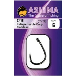 HAMEÇON CARPE ASHIMA C415 INDISPENSABLE BARBLESS