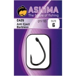 HAMEÇON CARPE ASHIMA C425 ANTI-EJECT BARBLESS