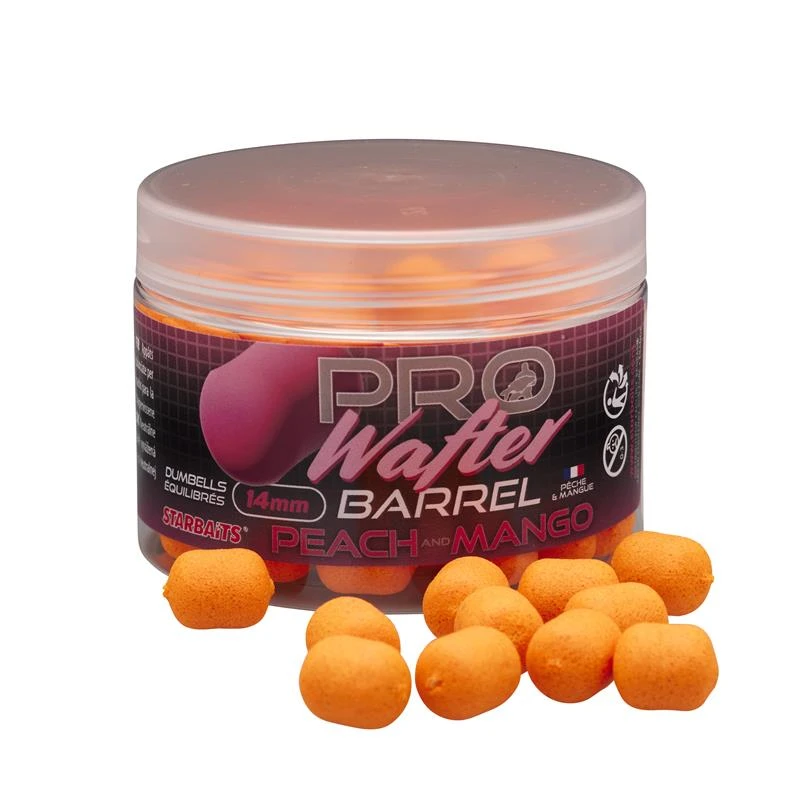 HOOKBAIT STARBAITS PROBIOTIC PRO PEACH & MANGO WAFTER BARREL 1 HOOKBAIT STARBAITS PROBIOTIC PRO PEACH & MANGO WAFTER BARREL
