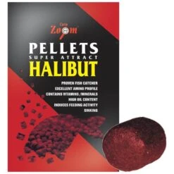 PELLET CARP ZOOM SUPER ATTRACT HALIBUT ROUGE - 800G